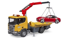 Bruder: Φορτηγό Scania Super 560R οδικής βοήθειας με αυτοκίνητο (#03552)